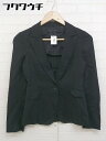 ◇ UNITED ARROWS ユナイテッドアローズ 1B 長袖 テーラードジャケット サイズ34 ブラック レディース 【中古】(4)