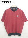 ◇ le coq sportif ハーフジップ ストレッチ 半袖 トレーナー サイズ M レッド ブラック ホワイト メンズ 【中古】(4)