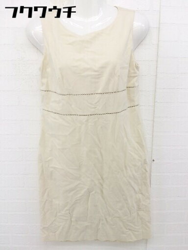 ◇ ROPE mademoiselle ロペマドモアゼル スウェード調 ノースリーブ ミニ ワンピース サイズM ベージュ レディース 【中古】 ◇ ROPE mademoiselle ロペマドモアゼル スウェード調 ノースリーブ ミニ ワンピース サイズM ベージュ レディース 【中古】