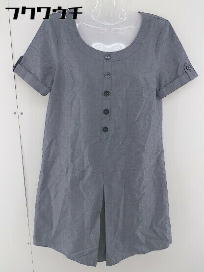 ◇ ESPRITMUR エスプリミュール 半袖 膝丈 ワンピース サイズ11 ブルー系 レディース 【中古】