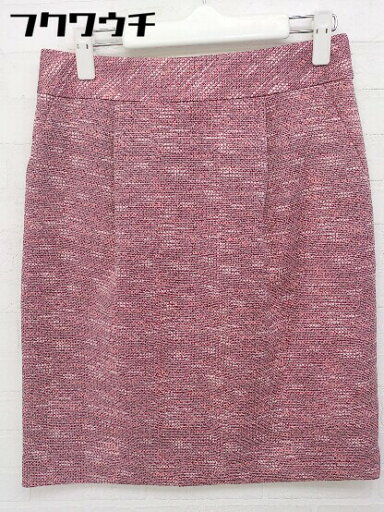 ◇ LAUTREAMONT ロートレアモン 膝丈 タイト スカート サイズ40 チェリーピンク系 レディース 【中古】