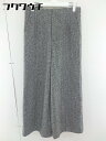 ◇ Sonny Label URBAN RESEARCH ウエストゴム アーガイル柄 ワイド パンツ サイズF ブラック ホワイト レディース 【中古】