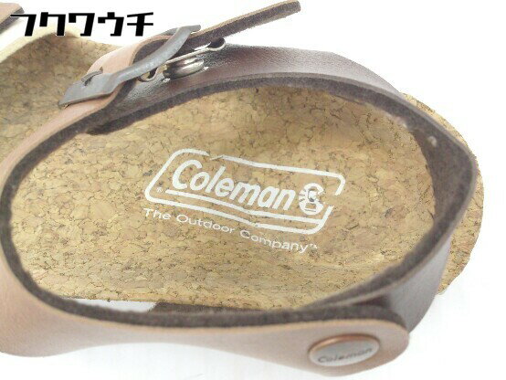 ◇ Coleman コールマン サンダル 22cm ブラウン レディース 【中古】