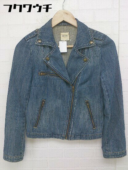 ◇ SHIPS シップス 長袖 デニム ジャケット Gジャン サイズS インディゴ レディース 【中古】
