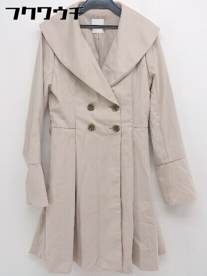 ■ REDYAZEL レディアゼル 長袖 コート サイズS ピンクベージュ レディース 【中古】