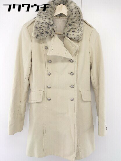 ■ ◎ COMME CA ISM コムサイズム 長袖 コート サイズM ベージュ系 レディース 【中古】