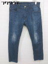 ◇ Request リクエスト カットオフ ジーンズ デニム パンツ サイズ2 インディゴ メンズ 【中古】