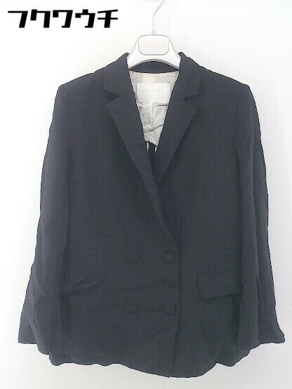 ◇ BALLSEY ボールジィ ダブル4B 長袖 テーラード ジャケット サイズ34 ブラック レディース 【中古】