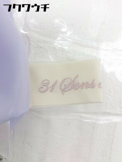 ◇ 31 Sons de mode トランテアン ソン ドゥ モード 長袖 ミニ ワンピース サイズ36 ピンク系 レディース 【中古】