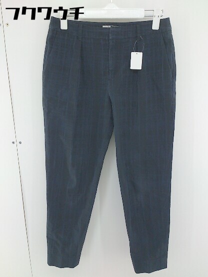 ◇ DES PRES デ プレ 総柄 クロップド パンツ サイズ0 ネイビー ブラック レディース 【中古】