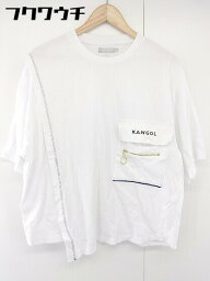◇ Air Tokyo エアートウキョー KANGOL カンゴール 半袖 Tシャツ カットソー サイズM ホワイト メンズ 【中古】