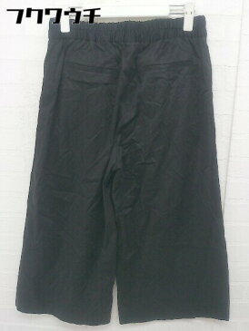 ◇ UNTITLED アンタイトル 七分丈 サブリナ パンツ サイズ2 ブラック レディース 【中古】