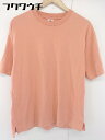 ◇ FURUIT OF THE ROOM × JOURNAL STANDARD 半袖 Tシャツ カットソー サイズ M オレンジ レディース 【中古】