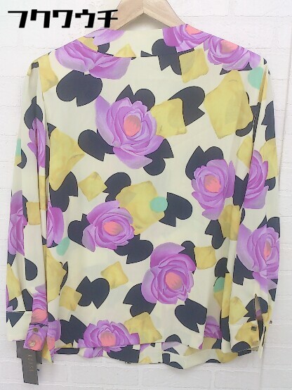 ◇ ◎ agasa アガサ タグ付き 花柄 長袖 ジャケット サイズ13 イエロー系 レディース 【中古】