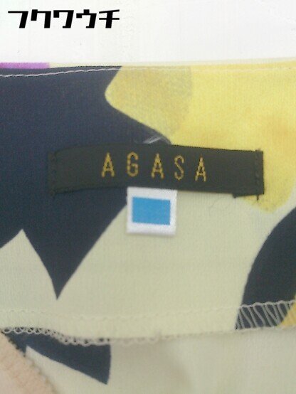 ◇ ◎ agasa アガサ タグ付き 花柄 長袖 ジャケット サイズ13 イエロー系 レディース 【中古】