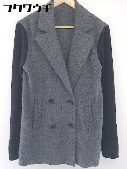 ◇ COMME CA ISM コムサイズム 長袖 ジャケット サイズM グレー ブラック系 レディース 【中古】