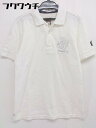 ◇ ◎ Admiral アドミラル ワッペン 半袖 ポロシャツ サイズ S オフホワイト メンズ 【中古】
