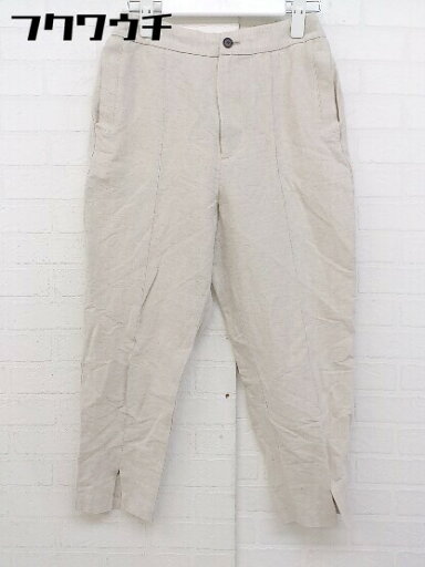 ◇ URBAN RESEARCH アーバンリサーチ リネン混 クロップド パンツ サイズ36 ベージュ レディース 【中古】 ◇ URBAN RESEARCH アーバンリサーチ リネン混 クロップド パンツ サイズ36 ベージュ レディース 【中古】