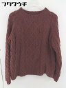 ■ URBAN RESEARCH Sonny Label モール ニット セーター サイズFree ブラウン系 レディース 【中古】(4)