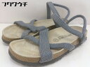 ◇ ARCOPEDICO アルコペディコ サンダル 22.5-23相当 グレー レディース 【中古】