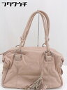 ■ MIMCO ミムコ タッセル ハンド トート バッグ ピンク系 レディース 【中古】