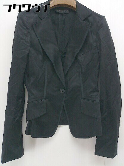 ◇ CITRUS NOTES シトラスノーツ シングル 1B 長袖 テーラードジャケット サイズ38 ブラック レディース 【中古】