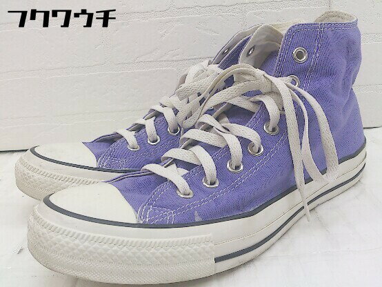 ◇ CONVERSE コンバース ALLSTAR WASHDCA HI 1SC126 スニーカー シューズ 28 パープル メンズ 【中古】