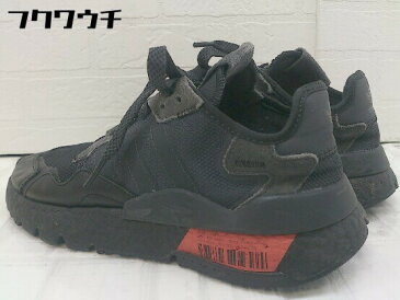 ◇ adidas アディダス NITE JOGGER ナイトジョガー FV3618 スニーカー シューズ 25.5 ブラック メンズ 【中古】