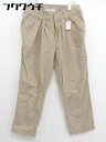 ◇ BEAUTY & YOUTH UNITED ARROWS タック パンツ サイズM ベージュ レディース 【中古】