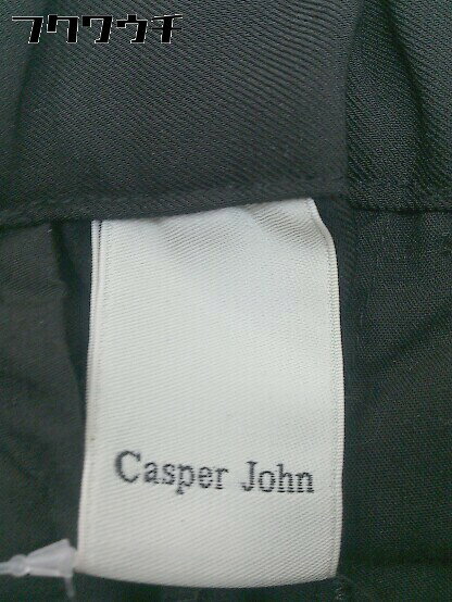◇ CASPER JOHN キャスパージョン ツータック パンツ サイズS ブラック メンズ 【中古】