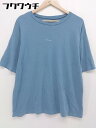 ◇ remer リメール 半袖 Tシャツ カットソー サイズM ブルー メンズ 【中古】