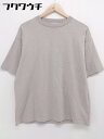◇ WYM LIDNM ウィム バイ リドム 半袖 Tシャツ カットソー サイズM ブラウン メンズ 【中古】