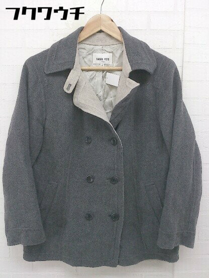 ■ HANAE MORI ハナエモリ 長袖 コート サイズ40 グレー レディース 【中古】