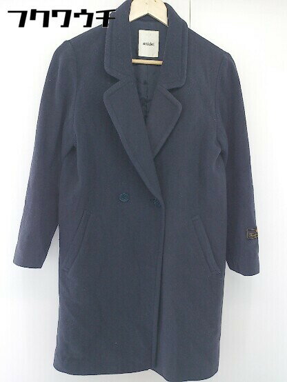 ◇ snidel スナイデル 長袖 コート サイズF ネイビー レディース 【中古】