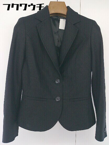 ◇ NEWYORKER ニューヨーカー テーラード ジャケット サイズ7AR ブラック レディース 【中古】