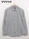 ◇ HARE ハレ オックスフォード 長袖 シャツ サイズL グレー系 メンズ 【中古】(4)