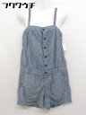◇ ◎ GAP ギャップ タグ付 ショートパンツ オーバーオール ブルー系 レディース 【中古】