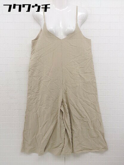 ◇ ABITOKYO アビトーキョー ワイドパンツ キャミソール オールインワン サイズ0 ベージュ レディース 【中古】