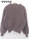 ◇ ITEMS URBAN RESEARCH アーバンリサーチ ハイネック 長袖 ニット セーター サイズF チャコールグレー レディース 【中古】