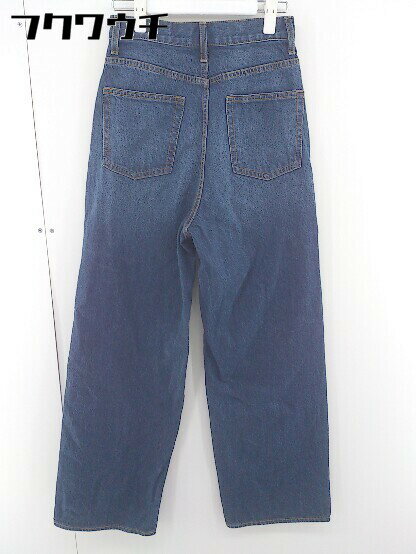 ◇ AZUL BY MOUSSY ウォッシュ加工 ワイド ジーンズ デニム パンツ サイズM インディゴ レディース 【中古】