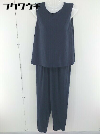 ◇ NATURAL BEAUTY BASIC バックジップ ノースリーブ オールインワン サイズS ネイビー レディース 【中古】 ◇ NATURAL BEAUTY BASIC バックジップ ノースリーブ オールインワン サイズS ネイビー レディース 【中古】