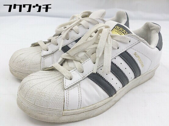 ◇ adidas アディダス C77124 SUPERSTAR スーパースター スニーカー シューズ サイズ22.5 ホワイト ブラック レディース 【中古】