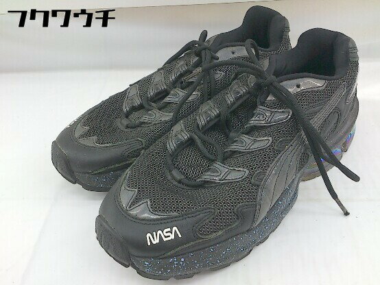 ◇ PUMA プーマ CELL ALIEN SPACE AGENCY 372513-01 スニーカー シューズ サイズ28.0cm ブラック マルチ メンズ 【中古】