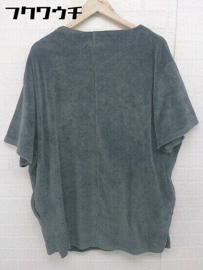 ■ VINCA TOKYO ヴィンカトーキョー 胸ポケット 半袖 ミニ チュニック ワンピース ダークグレー系 レディース 【中古】