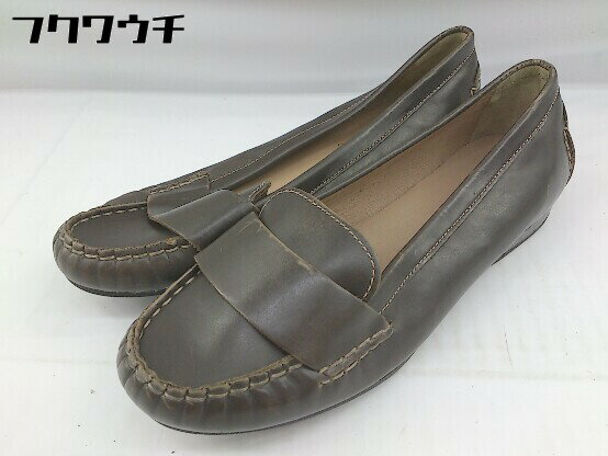 ◇ COLE HAAN コール ハーン× NIKE AIR モカシンシューズ サイズ 7 1/2B ダークブラウン レディース 【中古】