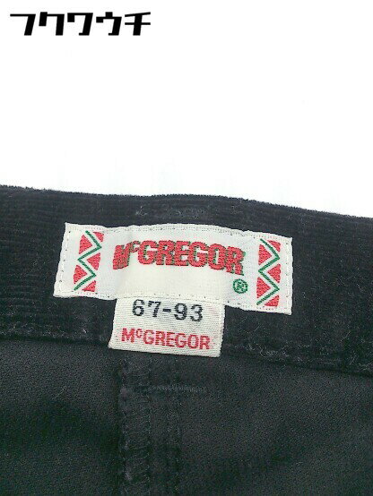 ◇ McGREGOR マックレガー コーデュロイ パンツ サイズ67-93 ブラック レディース 【中古】