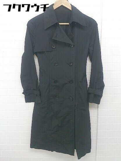 ◇ ◎ BALLSEY ボールジィ TOMORROWLAND 薄手 長袖 コート サイズ38 ブラック レディース 【中古】