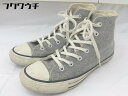 ◇ CONVERSE コンバース ALL STAR WOOL HI 1CK044 スニーカー シューズ 24.5 グレー レディース 【中古】