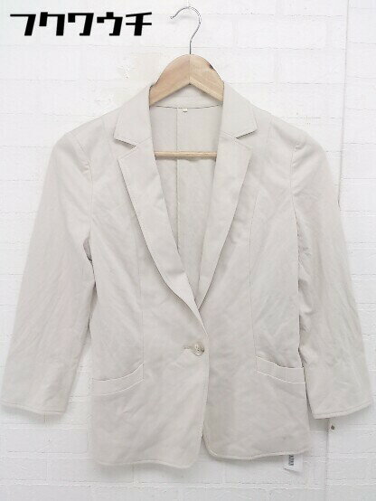 ◇ 22 OCTOBRE ヴァンドゥーオクトーブル 長袖 ジャケット サイズ38 ライトベージュ レディース 【中古】