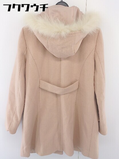 ◇ MISCH MASCH ミッシュマッシュ 2WAY フォックスファー 長袖 コート サイズ38 コーラル系 レディース 【中古】